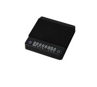 AIRUIXI Bilancia da caffè Mini bilancia elettronica portatile for caffè espresso, caffè preparato a mano, barista, dispositivo di pesatura cronometrante(Black)