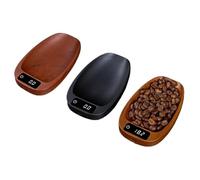 AIRUIXI Bilancia da caffè Mini bilancia for caffè/tè, ricaricabile tramite USB, utensile da cucina domestico, senza tara, precisa 200 g/0,1 g, portatile(Black)