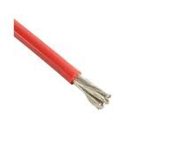 AIRUIXI Cavo fotovoltaico Cavo in Silicone Nero Rosso Cavo in Silicone Resistente al Calore Filo Flessibile in Rame stagnato for Inverter a Pannello Solare con Batteria Automatica(20M_24 AWG)