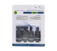 AIRUIXI connettore Solare 1000V 45A 2/4/10 Set di connettori solari for Pannelli fotovoltaici, morsettiera for Inverter, Impermeabile IP67 125℃(Board End,2SETS)