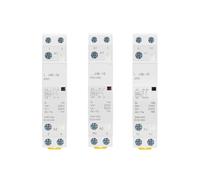 AIRUIXI contattore a Corrente alternata Contattore modulare HCH8-16 2P 2NO 2NC 1NO1NC 220V 110V AC24V Contattore Automatico for Uso Domestico Tipo Ferroviario(2P 16A 1NO1NC 230V)