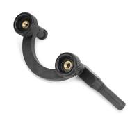 AIRUIXI indicatore di quadrante Indicatore di Prova a quadrante Combinato semicircolare Supporto ad Arco Asta da 8 mm Base for indicatore a quadrante Supporto(Holder)