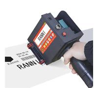 AIRUIXI portatile stampante Stampante a getto d'inchiostro portatile a 2 ugelli da 50,8 mm for batch di codici a barre QR con immagini di date(Without ink,AU)