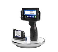 AIRUIXI portatile stampante Stampante a getto d'inchiostro portatile portatile da 12,7 mm e cartuccia d'inchiostro bianco for logo con codice a barre QR di testo(With 1 white ink(JP))