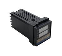 AIRUIXI Relè a Stato Solido Termostato PID Digitale RKC REX-C100 Regolatore di Temperatura Digitale REX-C100/ relè SSR 40A/sonda termocoppia K/dissipatore di Calore(RKC-C100)