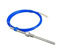 AIRUIXI sensore di Temperatura Sensore di Temperatura con sonda in Acciaio Inossidabile, termometro Digitale filettato in PTFE for Uso Industriale(M16-1.5 6-100mm)