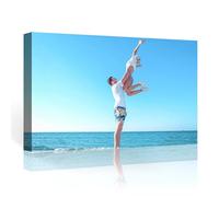 AIRUIXIO Foto Su Tela Personalizzata,Quadro Personalizzato Con Foto Servire Come Regali Di Natale,Stampa Foto Su Tela Di Famiglia E Animali Domestici,Tela Personalizzata Con Foto (30cmX20cm)