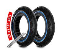 airwak 10x2.125 Pneumatico Solida Compatibile con Gotrax G4/GXL V2/XR, TurboAnt X7 Max/Pro Monopattino Elettrico, 10 pollici Gomma nido d'ape Shock-Proof Tubeless Scooter Ruote Pneumatici 2PCS Blu