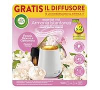 Airwick Armonia Istantanea Profumatore per Ambienti, Confezione con 1 Diffusore di Oli Essenziali e 1 Ricarica per Diffusore di Oli Essenziali alla Fragranza Peonia e Gelsomino