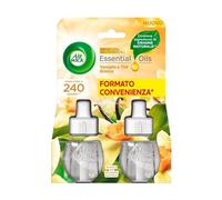 Airwick Essential Oils Vaniglia e Thè Bianco, Confezione da 2 Ricariche 19 ml x2, 38 ml