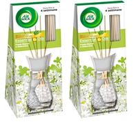 Airwick Fresia Bianca e Gelsomino Profumatore ambiente bastoncini 25 ml (Confezione da 2)