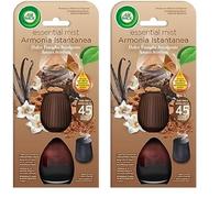 Airwick Ricariche per Diffusore di Oli Essenziali, 1 Ricarica per Profumatore per Ambienti alla Fragranza Vaniglia, con Oli Essenziali (Confezione da 2)