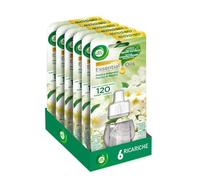 Airwick Ricariche per Diffusore Elettrico di Oli Essenziali, Confezione da 6 ricariche di Profumatore per Ambienti alla Fragranza di Fresia e Gelsomino, Profumatore per Ambienti Elettrico
