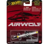 AIRWOLF Modello ELICOTTERO Supercopter Hot Wheels POP CULTURE 1/64 7cm JBL56