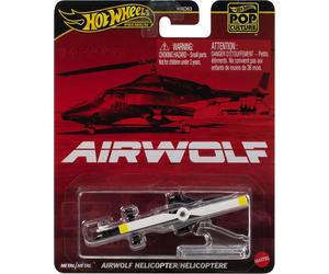 AIRWOLF Modello ELICOTTERO Supercopter Hot Wheels POP CULTURE 1/64 7cm JBL56