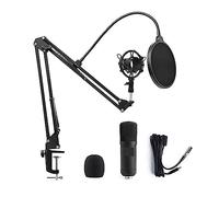 AIRYSSFU Kit scheda audio, Microfono a condensatore Interfaccia professionale for studio di registrazione, scheda Podcasting Microfone(A03 Microphone)