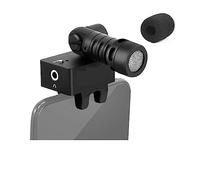 AIRYSSFU Kit scheda audio, Microfono for smartphone, microfono video a condensatore cardioide CVM-VS09TC