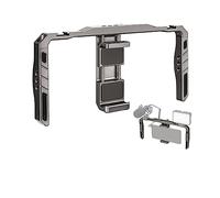 AIRYSSFU Kit scheda audio, Stabilizzatore for smartphone pieghevole, custodia for impianto di videoregistrazione cinematografica Gabbia for telefono universale in lega di alluminio