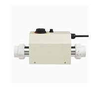 AIRYSSFU Riscaldatori per Piscina, 1 kW/2kW/3kW Termostato del riscaldatore del riscaldatore del riscaldatore di Piscina for la Piccola Temperatura Regolabile Termostato Domestico Esterno Spa(2KW)