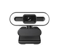 AIRYSSFU Webcam, Full HD 1080P 2K 4K Webcam Auto Focus Fill Light Web Camera con microfono Trasmissione in diretta USB Computer PC Web Cam(2K AutoFocus)