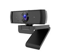 AIRYSSFU Webcam, Webcam 2K FHD Autofocus Computer Webcam 30FPS USB Web Camera con Microfono e Copertura for la Privacy for conferenze, Streaming Live, Registrazione