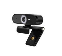 AIRYSSFU Webcam, Webcam 4K 13MP Zoom 10x Videocamera USB for PC Laptop Trasmissione didattica online