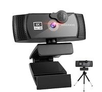 AIRYSSFU Webcam, Webcam 4K 2K 1080P Full HD Web Camera con microfono USB Web Cam for PC Computer portatile Videocamera Mini 4K(4K)