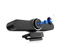AIRYSSFU Webcam, Webcam for Sale conferenze 4K con Microfono e Altoparlante Videocamera for Computer da 8 MP con inquadratura Automatica AI grandangolare for Lo Streaming