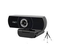 AIRYSSFU Webcam, Webcam HD 1080P 60fps USB Web Camera con microfono for conferenza PC con treppiede for conferenza, streaming live, registrazione