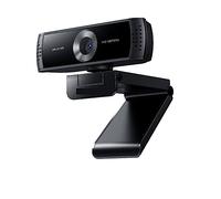 AIRYSSFU Webcam, Webcam HDR 2K Webcam Computer Aziendale Fotocamera con Messa a Fuoco Automatica 1080P 60FPS con Doppio Microfono con cancellazione del Rumore for videoconferenza