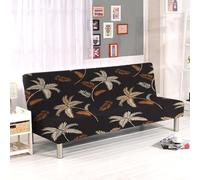 Aisaving Futon 3 posti Copridivano con Penisola Elasticizzato Elasticizzato Copridivano per Divano Letto Pieghevole Senza Braccioli 3 Posti in Poliestere Elastico Elasticizzato Pieghevole Divano Letto