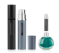 Aischens 2 Pezzi 8ml Mini Atomizzatore di Profumo Ricaricabile, Nebulizzatore Porta Profumo Portatile Dispenser di Profumo con Finestra, Portaprofumo da Viaggio Spruzzatore di Profumo per Donne Uomini