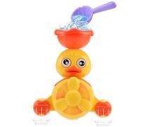 Aischens Anatroccolo Giocattolo da Bagno con Secchiello | Giocattoli per Vasca Senza BPA per Bambini 1-3 Anni | Giochi Educativi con Colori per Neonati (Regalo Prescolare)
