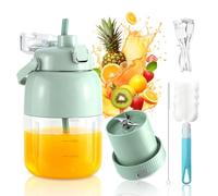 Aischens Frullatore Portatile 800ml, Estrattore Elettrico Agrumi & Smoothie Maker da Viaggio, Bottiglia per Succhi Freschi, Senza BPA, Facile da Pulire, per Salute, Casa