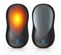 Aischens Scaldamani Magnetico Ricaricabile,2 Pezzi 3 Livelli di Temperatura,Riscaldamento Rapido,Tascabile Portatile Riutilizzabile Uomo/Donna,Ideale per Trekking,Sci,Campeggio,Regalo di Natale