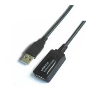 AISENS A101 - 0018 Cavo prolunga USB 2.0 con Amplificatore 5 m, Nero