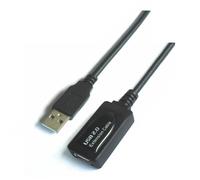 Aisens Cavo prolunga USB 2.0 A101-0019 – 10 m, con amplificatore e chipset avanzato – Nero