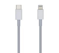 AISENS A102-0441 USB 2.0 USB-C to LIGHTNING PD 2A Cable, LIGHTNING/M-USB-C/M, Wh