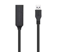 Cavo prolunga Aisens USB 3.0 tipo A maschio/femmina con amplificatore 5 m nero