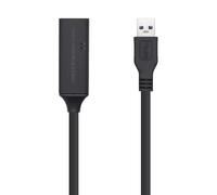 AISENS A105-0408 USB 3.0 Extension Cable with Amplifier and Power Supply, Type A