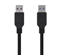 AISENS A105-0446 cavo USB 1 m USB 3.2 Gen 1 (3.1 Gen 1) USB A Nero