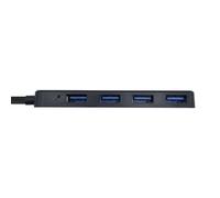 AISENS A106-0399 hub di interfaccia USB 3.2 Gen 1 (3.1 Gen 1) Type-A 5000 Mbit/s Nero
