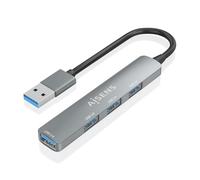 AISENS Hub USB A106-0859 Grigio (1 Pezzo)