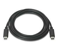 AISENS A107 - 0056 - Cavo USB 2.0, 3 A, 1 m, per Telefono/Tablet, Colore: Nero