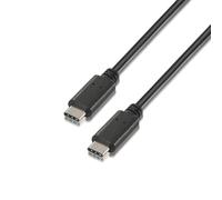 AISENS A107-0058 - USB 2.0 Cable (3 A, 3 m, for Mobile Phone and Tablet) Black 3