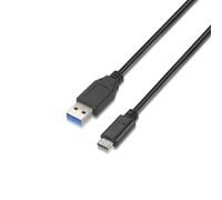 AISENS A107-0060 cavo USB 1 m USB 3.2 Gen 2 (3.1 Gen 2) USB A USB C Nero