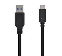 Cavo Aisens USB 3.1 a USB-C maschio/maschio 0,5 m Nero