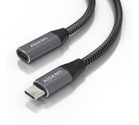 Cavo USB-C AISENS USB 3.2 Gen2x2 20 Gbps 8K a 30 Hz 5 A 100 W 2 m Grigio
