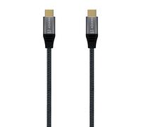 AISENS - A107-0670 - USB 3.2 Gen2x2 Cable 20Gbps 5A 100W E-Mark, Type USB-C/M-US