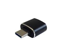 Adattatore Aisens Mini USB 3.1 Gen2 da USB-C maschio a USB A femmina nero